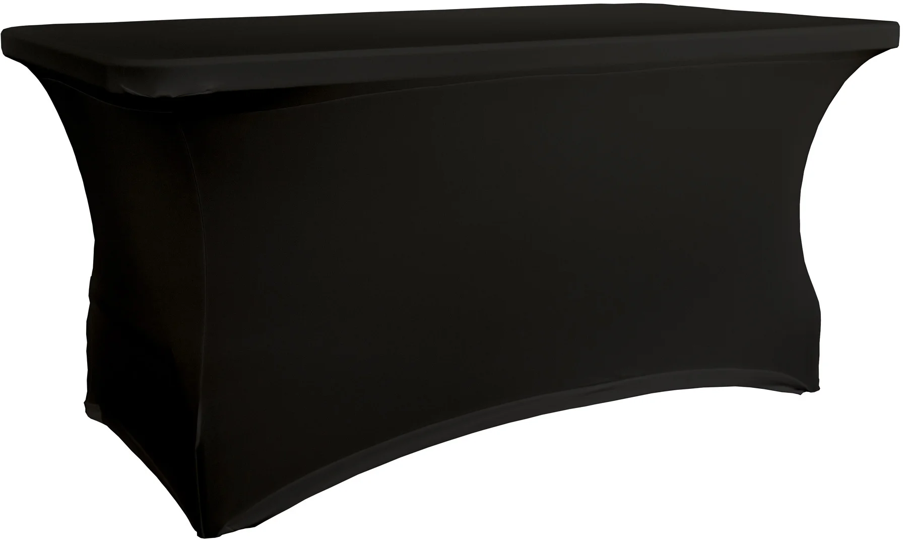 Pokrowiec na stół prostokątny 152,4 cm czarny / VERLO