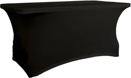 Pokrowiec na stół prostokątny 182,9 cm czarny / VERLO