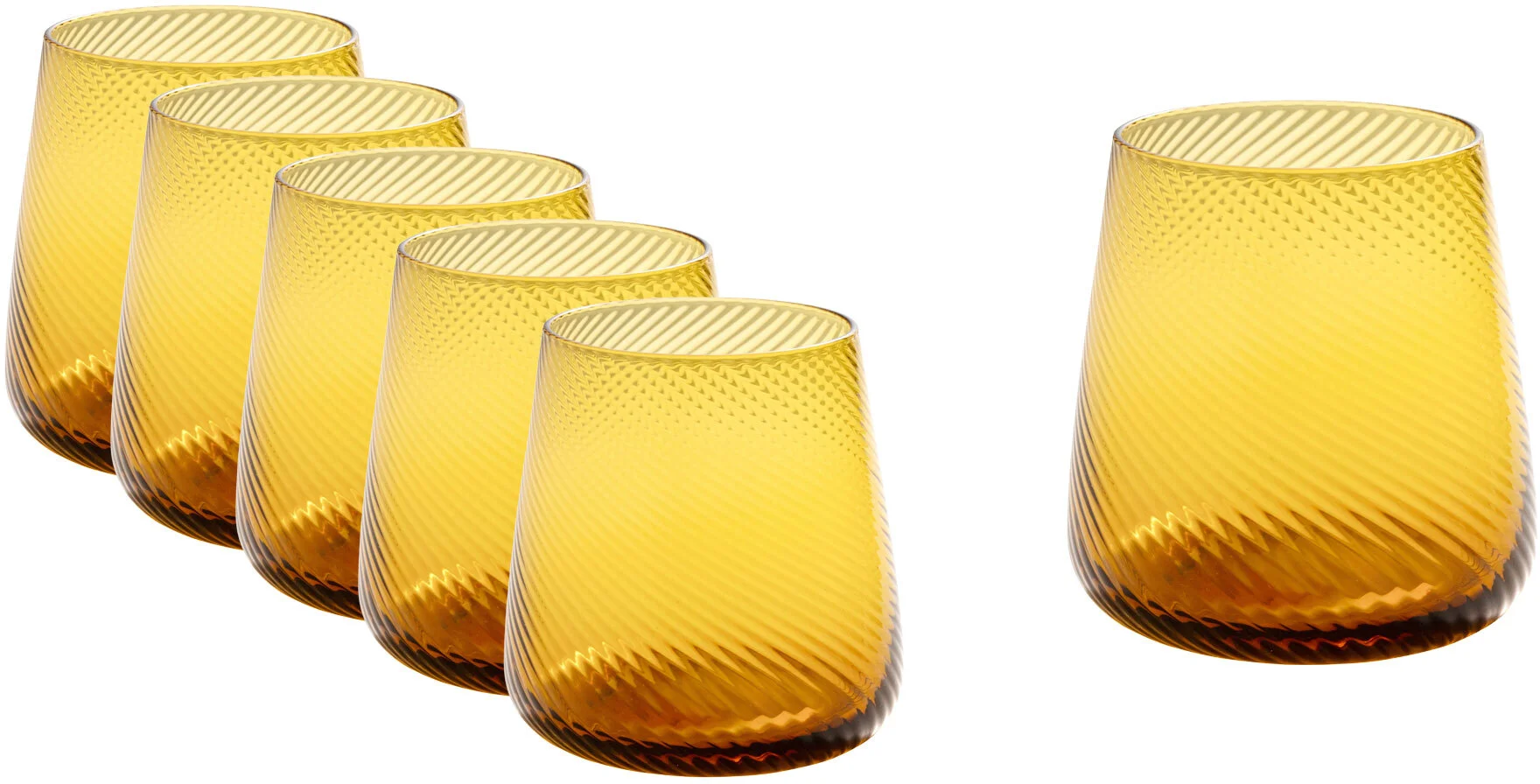 VERLO Szklanka tumbler AMBER 400 ml, kpl. 6 szt.