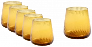 VERLO Szklanka tumbler AMBER 400 ml, kpl. 6 szt.