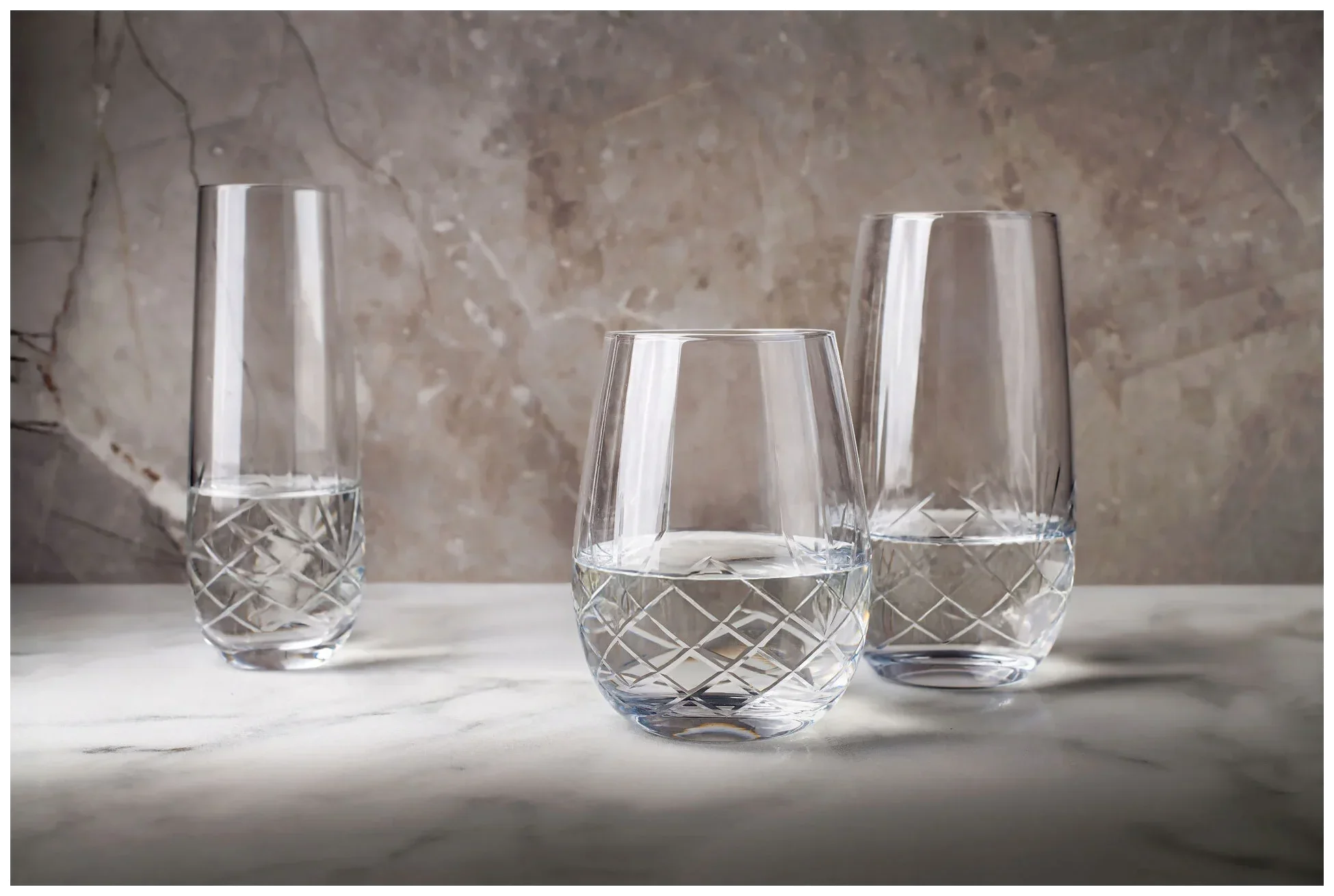 VERLO Szklanka flute tumbler CLARENE 300 ml, kpl. 6 szt.