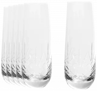 VERLO Szklanka flute tumbler CLARENE 300 ml, kpl. 6 szt.