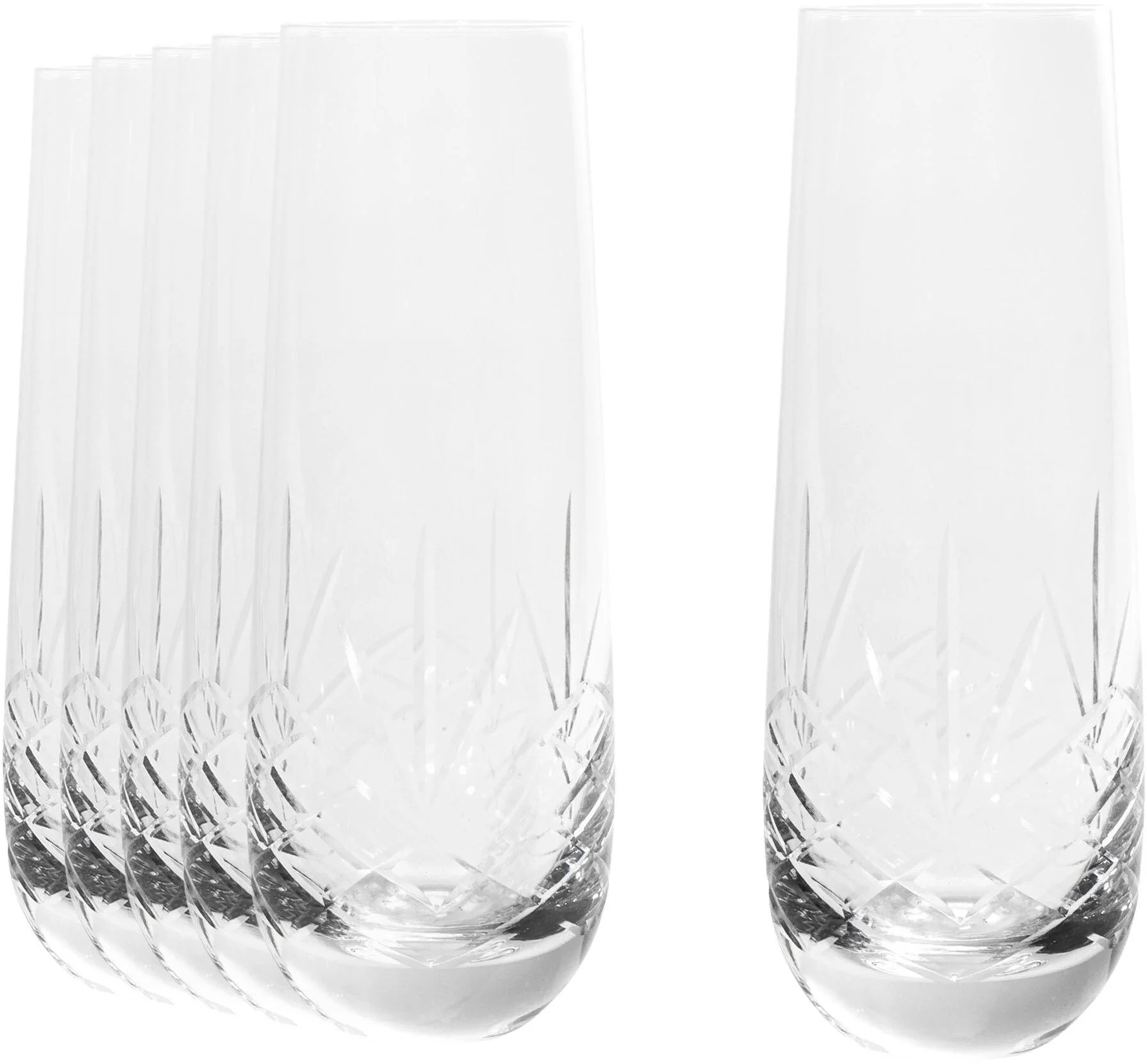 VERLO Szklanka flute tumbler CLARENE 300 ml, kpl. 6 szt.