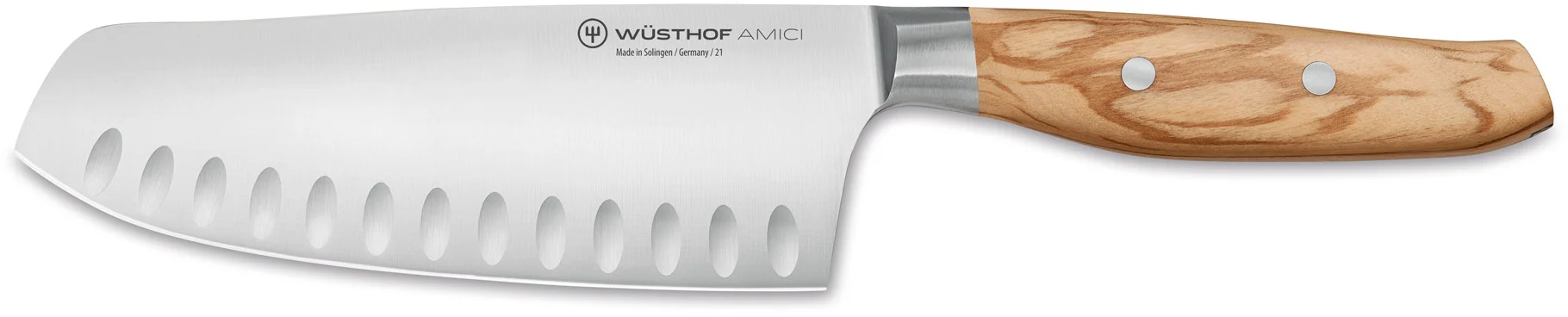 AMICI Nóż santoku 17/29,7 cm / WÜSTHOF