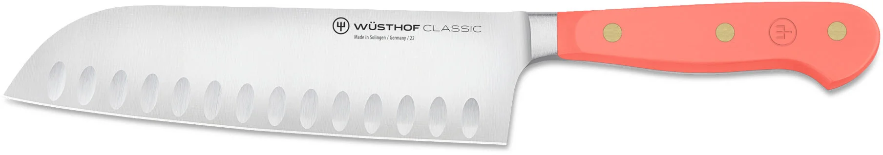 CLASSIC COLOUR Nóż Santoku 17/30,3 cm brzoskwiniowy / WÜSTHOF
