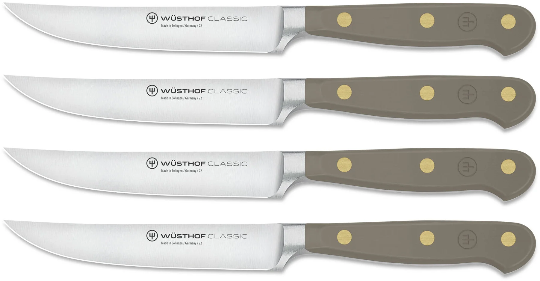 CLASSIC COLOUR Zestaw noży stekowych szary / WÜSTHOF