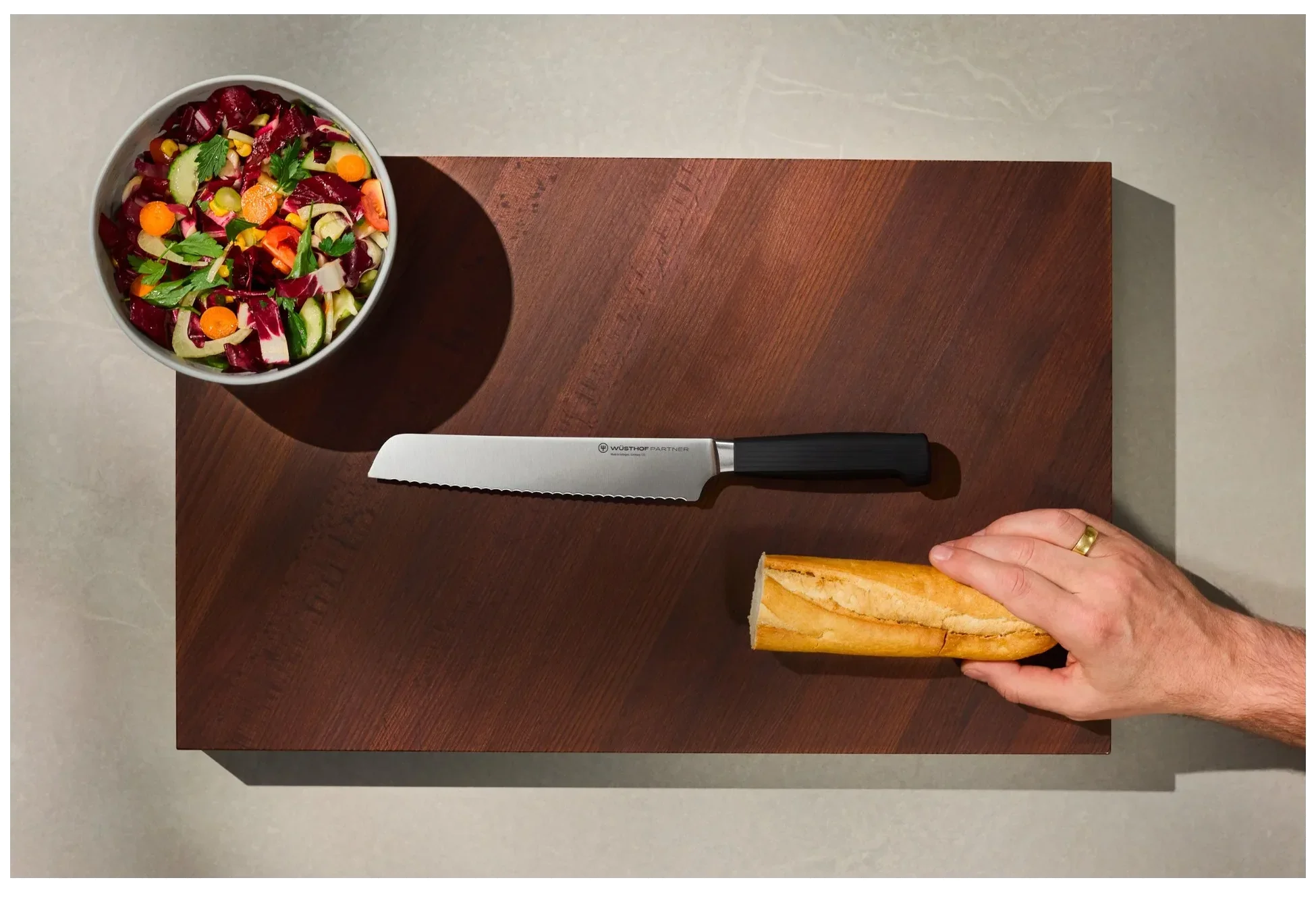 W&Uuml;STHOF N&oacute;ż do chleba PARTNER 20 cm