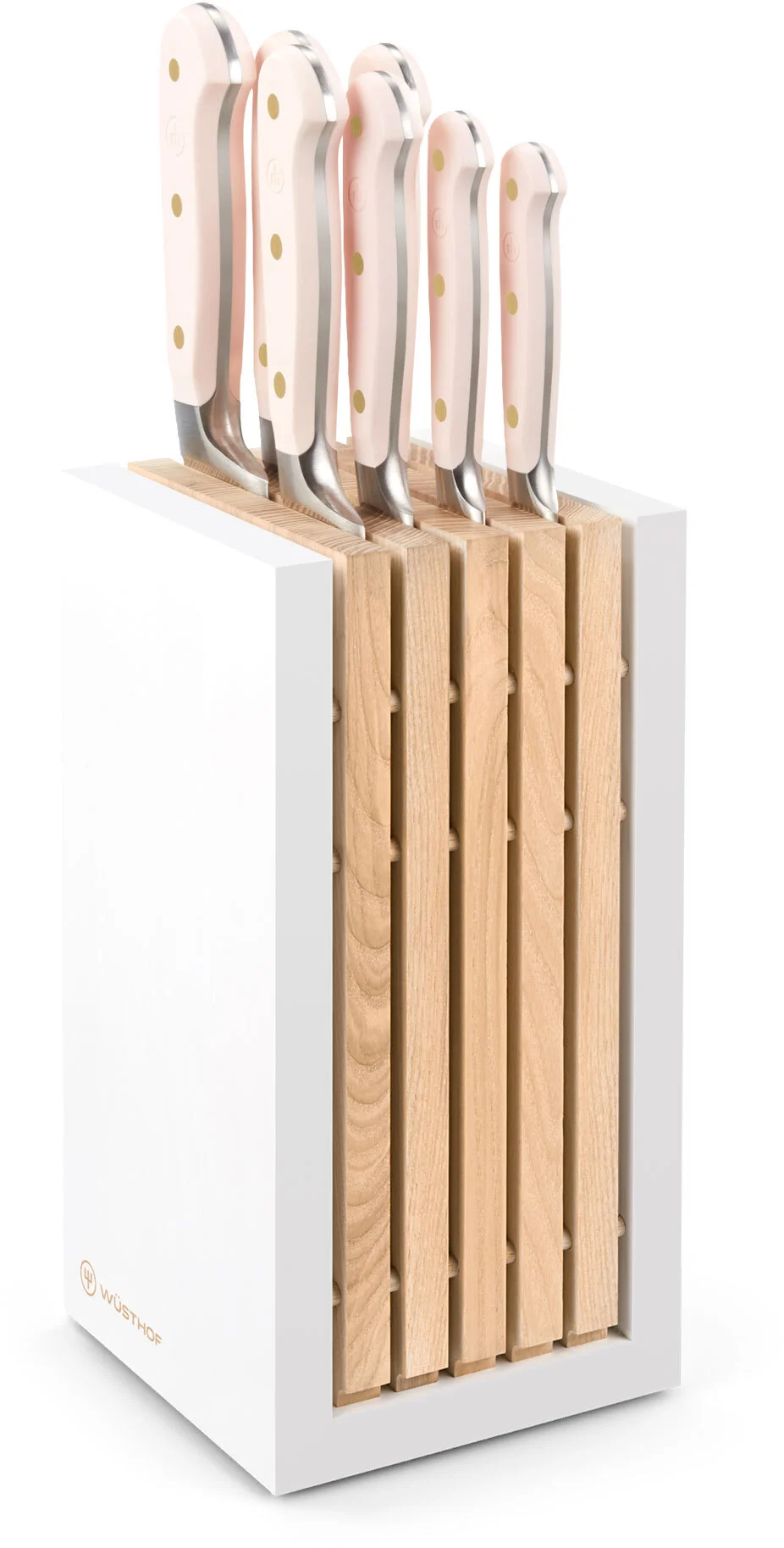 CLASSIC COLOUR Blok noży z 7 elementami różowy / WÜSTHOF