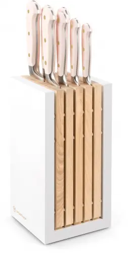 CLASSIC COLOUR Blok noży z 7 elementami różowy / WÜSTHOF