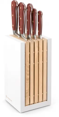 CLASSIC COLOUR Blok noży z 7 elementami brązowy / WÜSTHOF