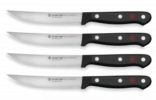 GOURMET Zestaw 4 noży do steków 12 cm / WÜSTHOF