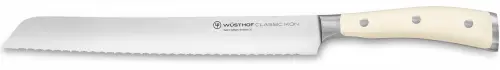 CLASSIC IKON CREME Nóż do chleba z podwójnie ząbkowanym ostrzem 23 cm / WÜSTHOF