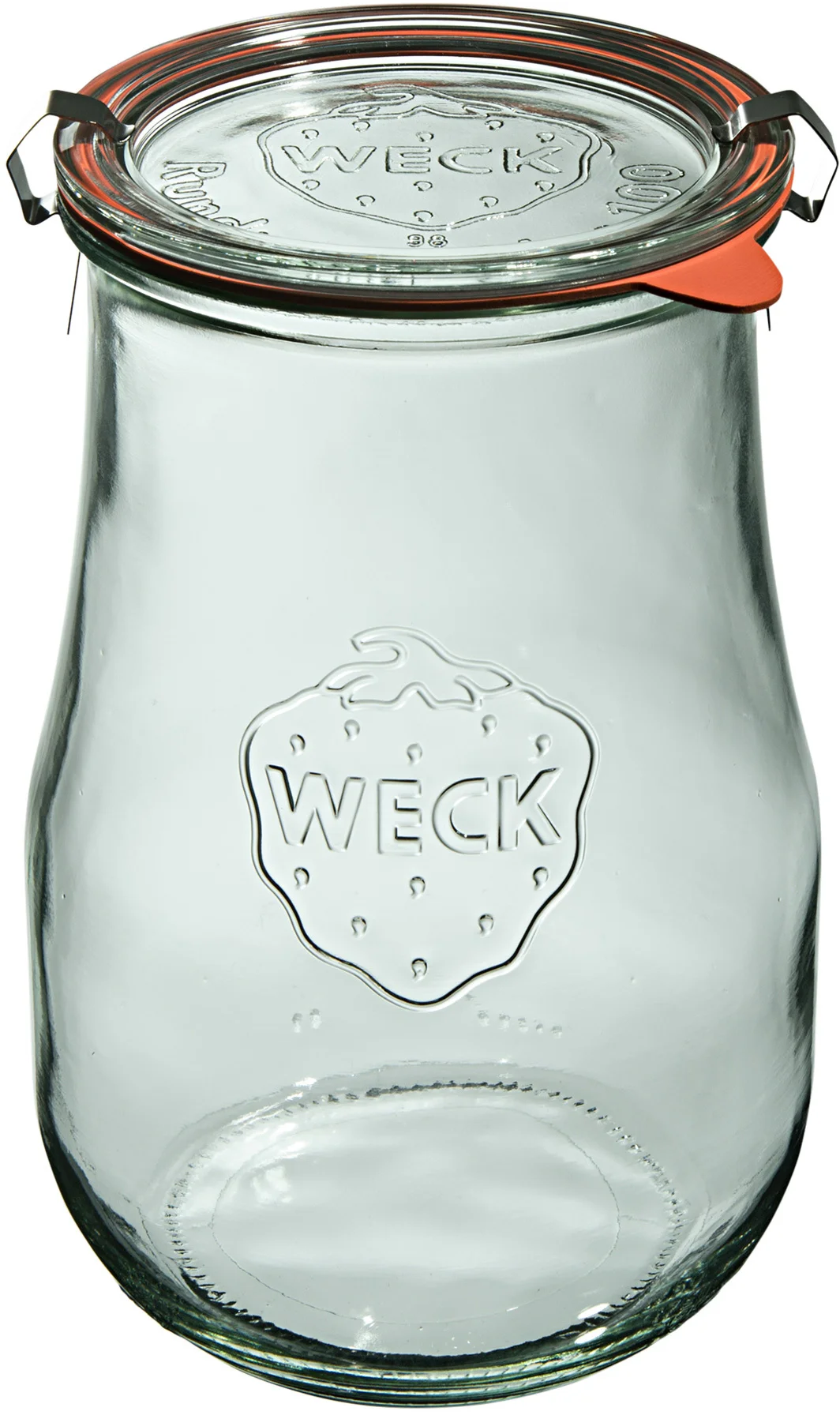 Słoik TULIP z pokrywką, uszczelką i 2 zapinkami 1750 ml op. 4 szt. / WECK