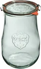 Słoik TULIP z pokrywką, uszczelką i 2 zapinkami 1750 ml op. 4 szt. / WECK