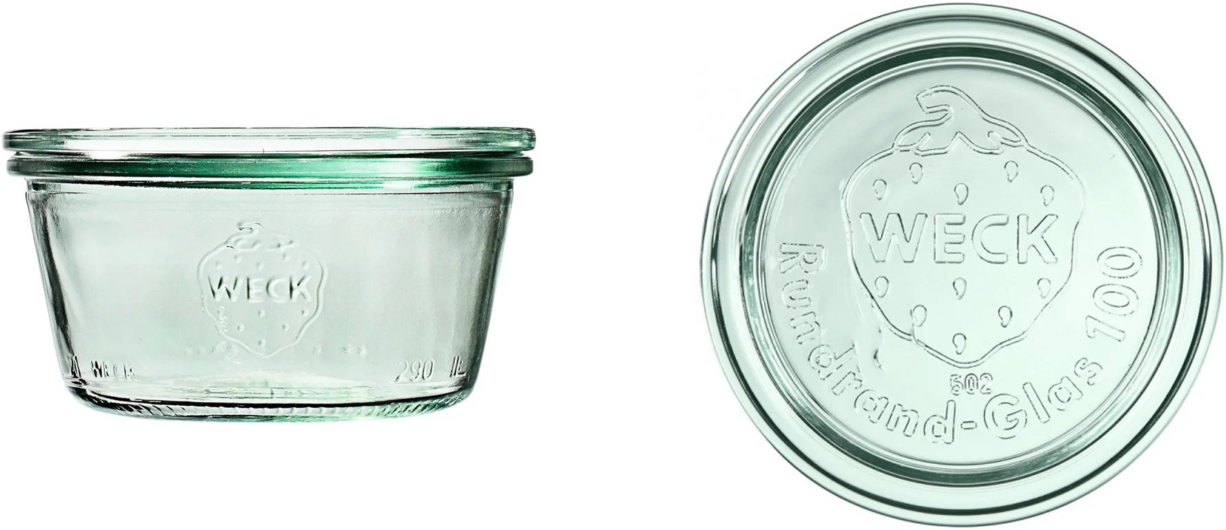 Słoik MOLD z pokrywką 290 ml op. 6 szt. / WECK