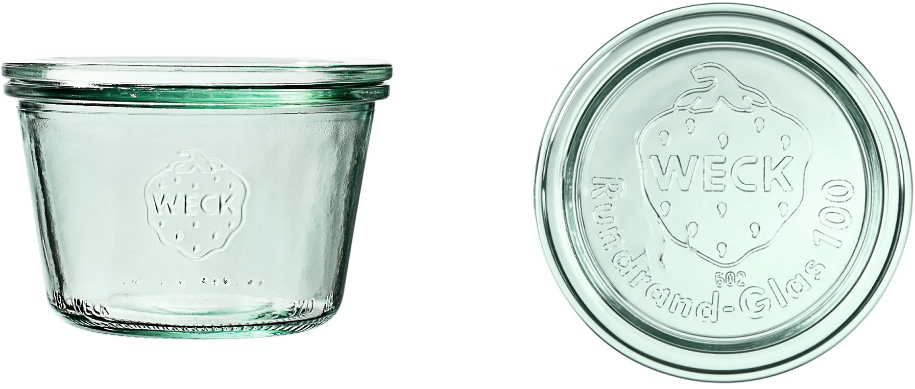 Słoik MOLD z pokrywką 370 ml op. 6 szt. / WECK