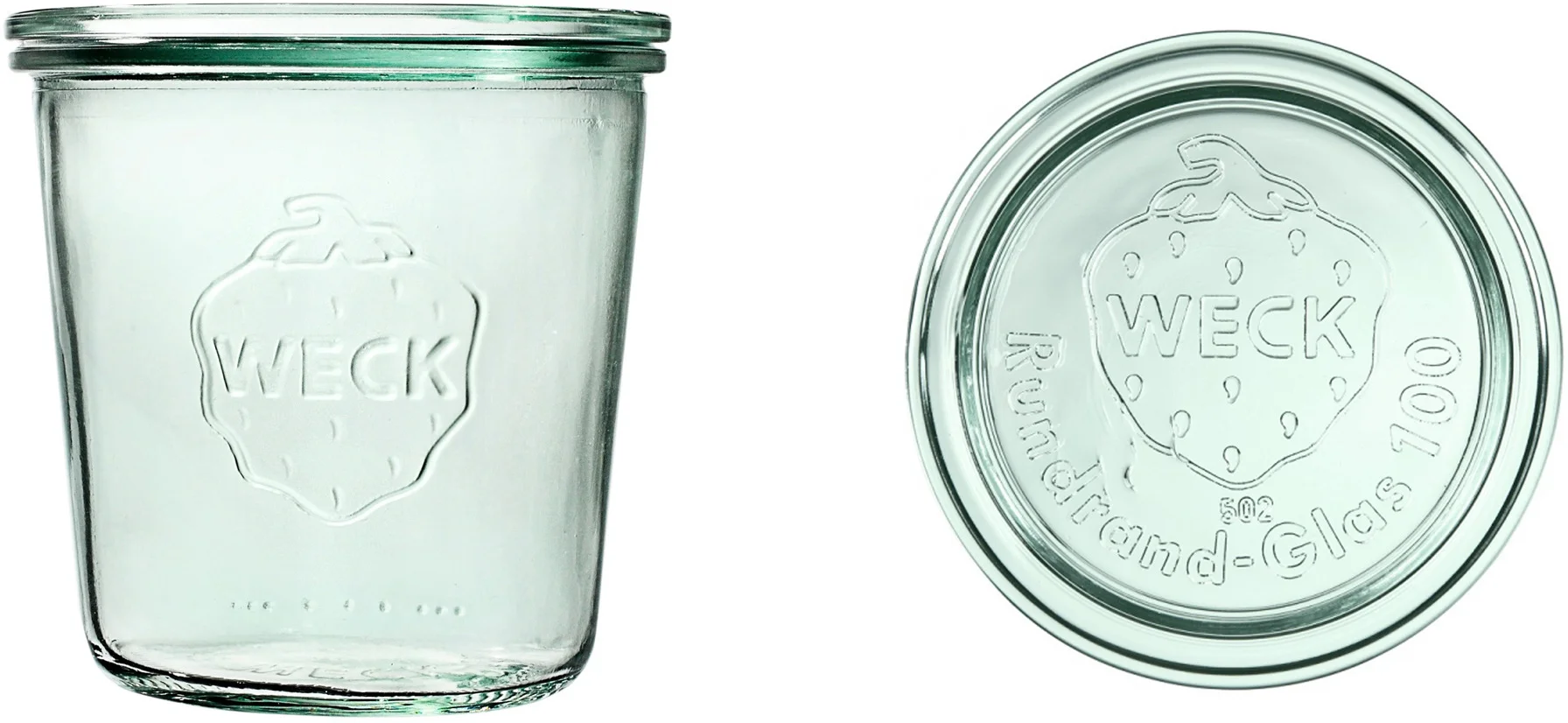 Słoik MOLD z pokrywką 580 ml op. 6 szt. / WECK