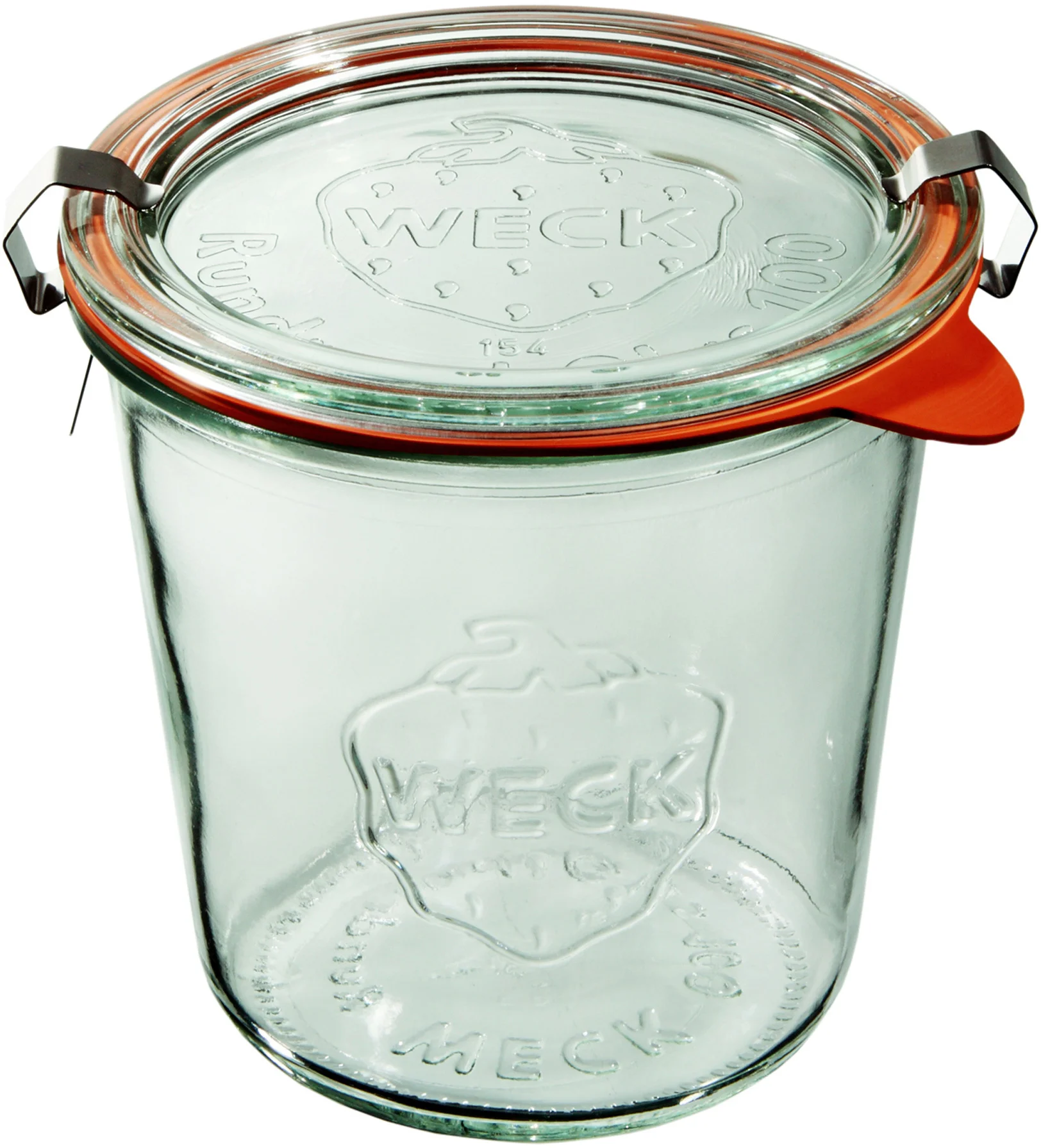 Słoik MOLD z pokrywką, uszczelką i 2 zapinkami 580 ml op. 6 szt. / WECK