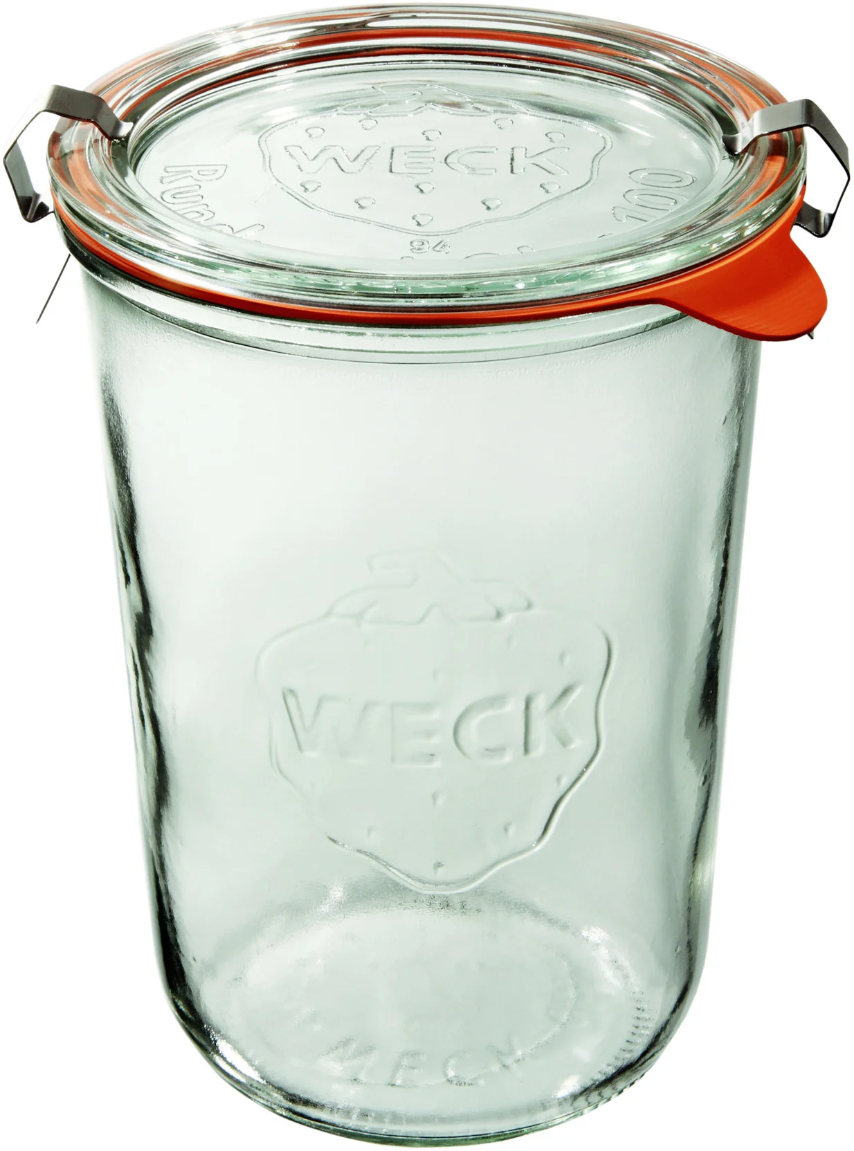 Słoik MOLD z pokrywką, uszczelką i 2 zapinkami 850 ml op. 6 szt. / WECK