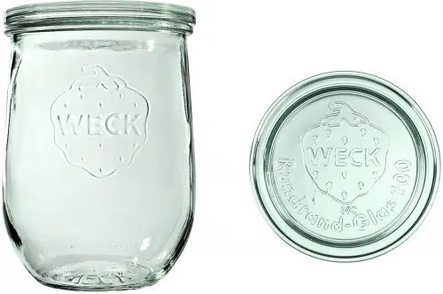 Słoik TULIP z pokrywką 1062 ml op. 6 szt. / WECK