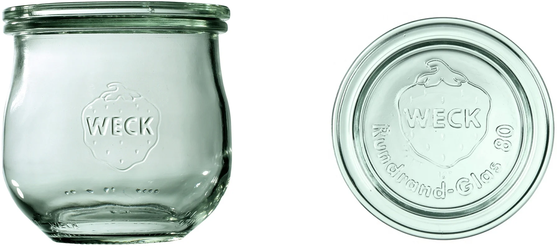 Słoik TULIP z pokrywką 370 ml op. 6 szt. / WECK