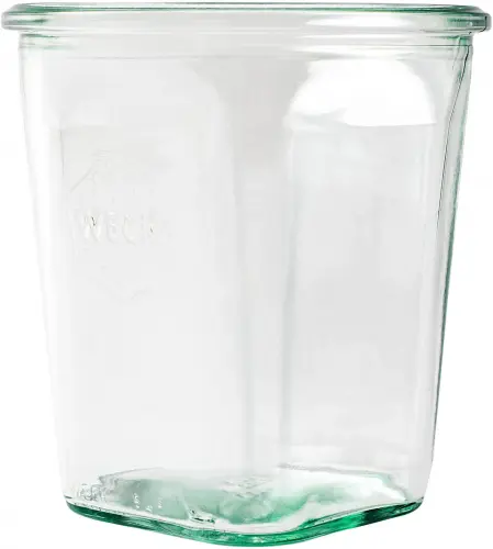 Słoik QUADRO bez pokrywki 545 ml op.6 szt. / WECK