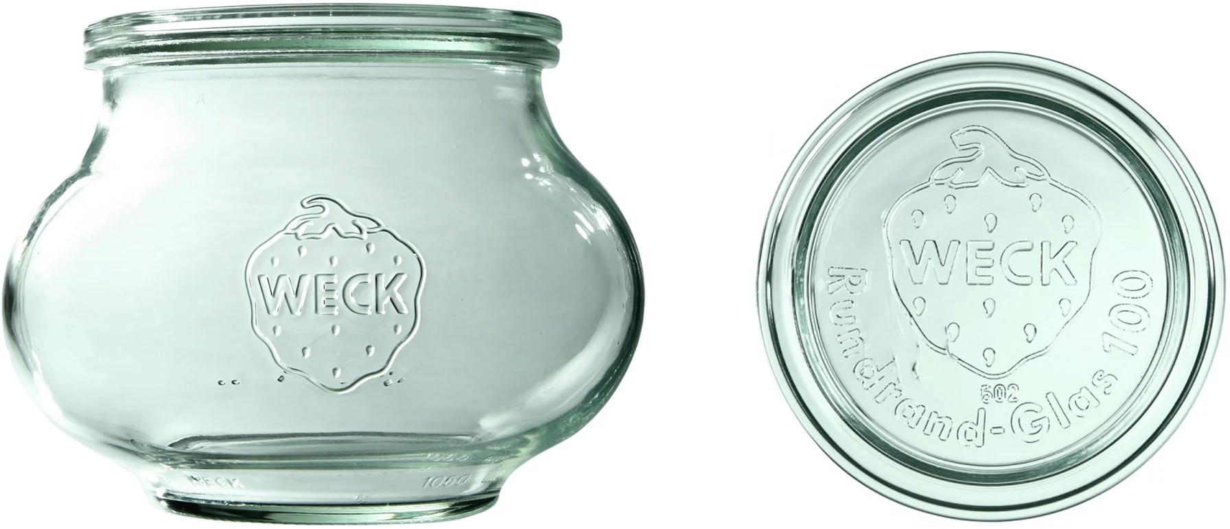 Słoik SCHMUCK z pokrywką 1062 ml op. 4 szt. / WECK