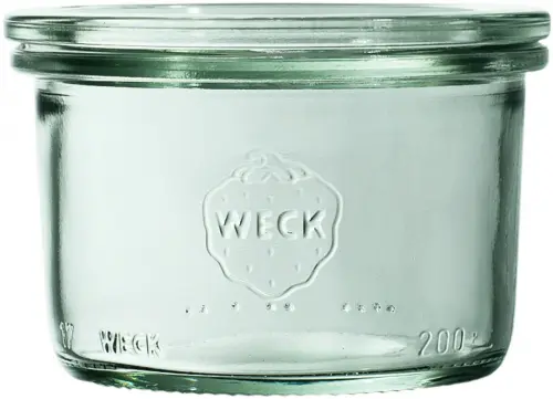 Mini słoik STURZ bez pokrywki 200 ml op. 12 szt. / WECK