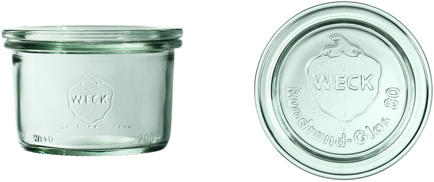 Mini słoik STURZ z pokrywką 200 ml op. 12 szt. / WECK