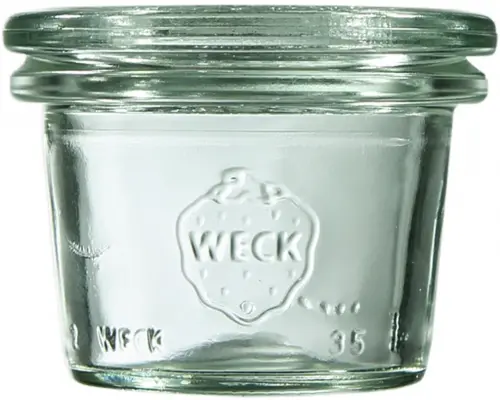 Mini słoik MINI-STURZ bez pokrywki 35 ml op. 12 szt. / WECK