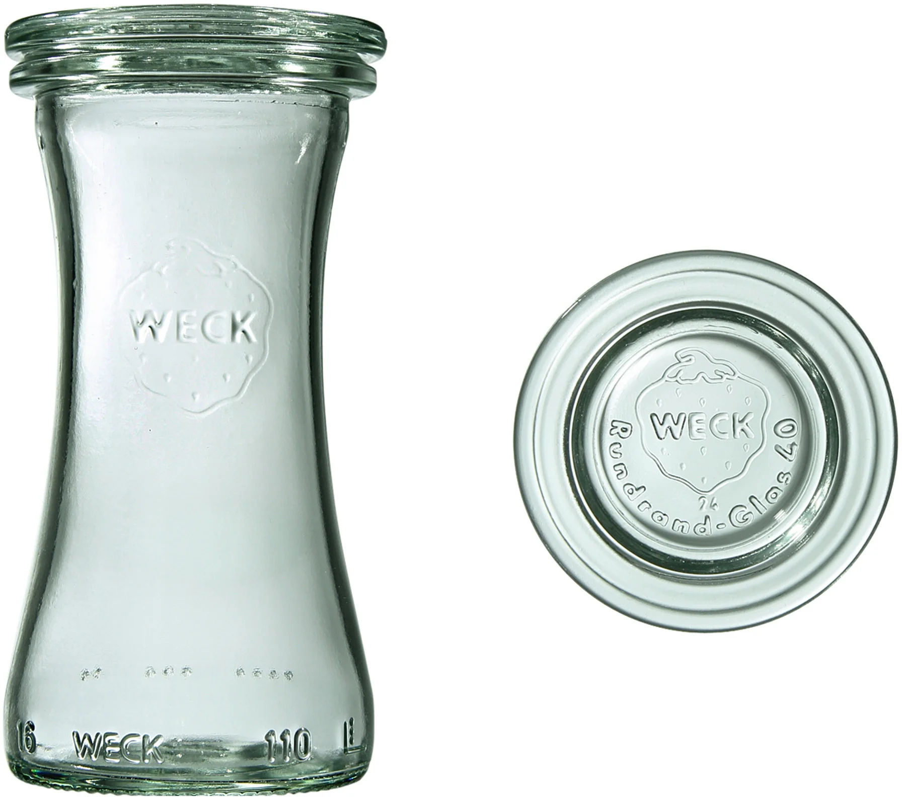 Słoik DELI z pokrywką 100 ml op. 6 szt. / WECK