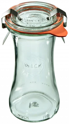 Słoik DELI z pokrywką, uszczelką i 2 zapinkami 100 ml op. 6 szt. / WECK