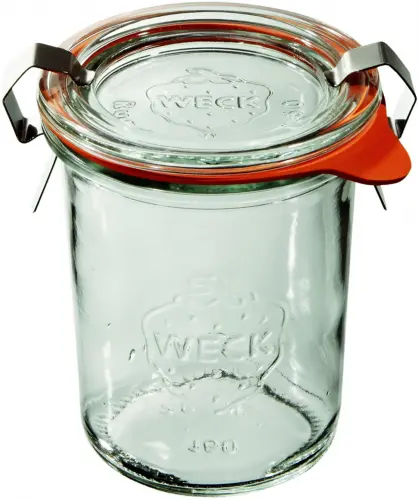 Mini słoik MINI-STURZ z pokrywką, uszczelką i 2 zapinkami 160 ml op. 12 szt. / WECK