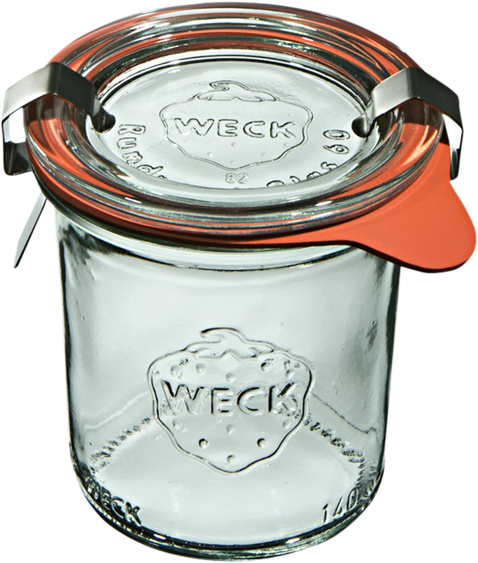 Mini słoik MINI-STURZ z pokrywką, uszczelką i 2 zapinkami 140 ml op. 12 szt. / WECK