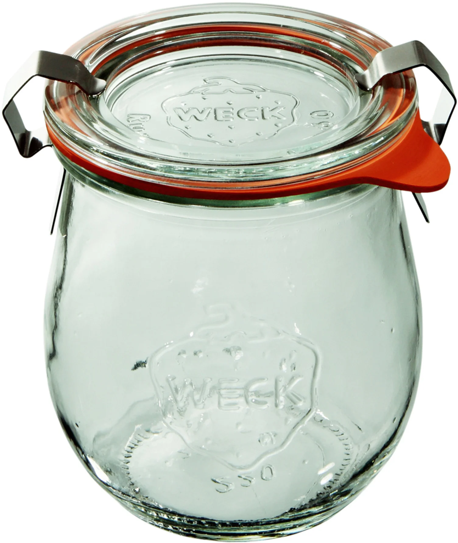 Słoik TULIP z pokrywką, uszczelką i 2 zapinkami 220 ml op. 12 szt. / WECK