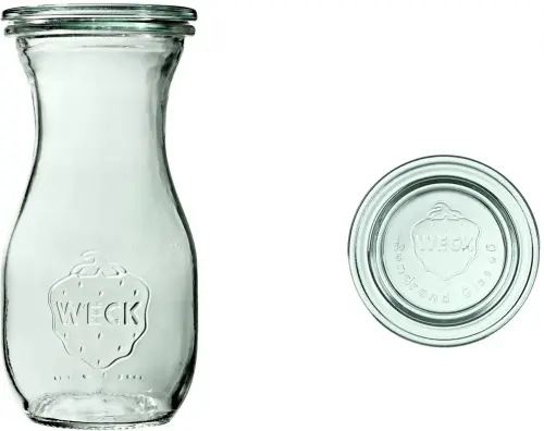 Butelka SAFTFLASCHE z pokrywką 290 ml op. 6 szt. / WECK