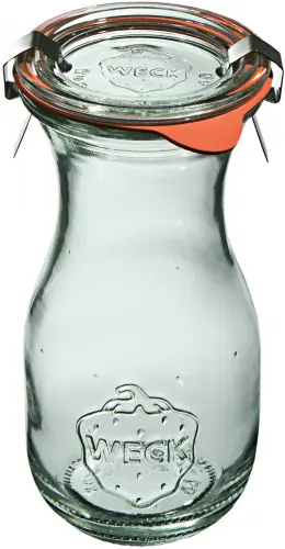 Butelka SAFTFLASCHE z pokrywką, uszczelką i 2 zapinkami 290 ml op. 6 szt. / WECK