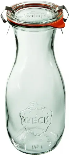 Butelka SAFTFLASCHE z pokrywką, uszczelką i 2 zapinkami 530 ml op. 6 szt. / WECK