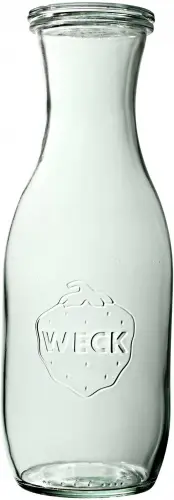 Butelka SAFTFLASCHE bez pokrywki 1062 ml op. 6 szt. / WECK
