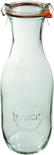 Butelka SAFTFLASCHE z pokrywką, uszczelką i 2 zapinkami 1062 ml op. 6 szt. / WECK