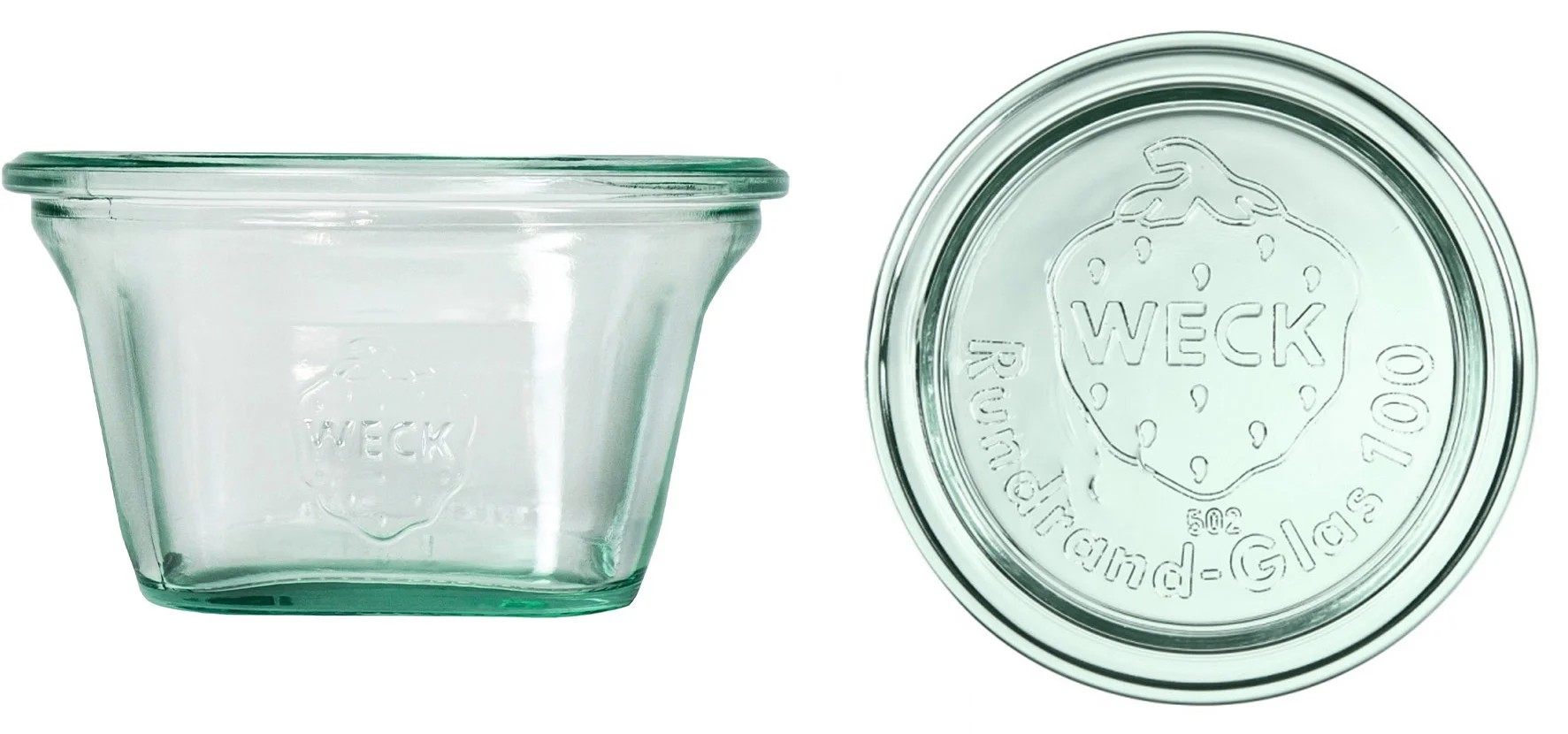 Słoik QUADRO z pokrywą 290 ml op.6 szt. / WECK