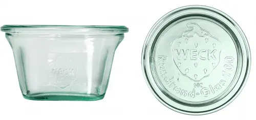 Słoik QUADRO z pokrywą 290 ml op.6 szt. / WECK