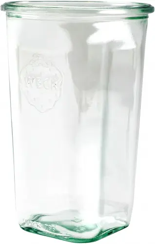 Słoik QUADRO bez pokrywki 795 ml op.6 szt. / WECK