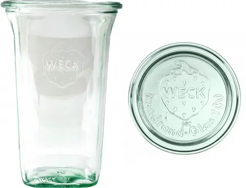 Słoik QUADRO z pokrywą 795 ml op.6 szt. / WECK