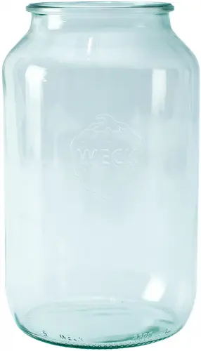 Słoik cylindryczny ZYLINDER bez pokrywki 3000 ml op. 4 szt / WECK