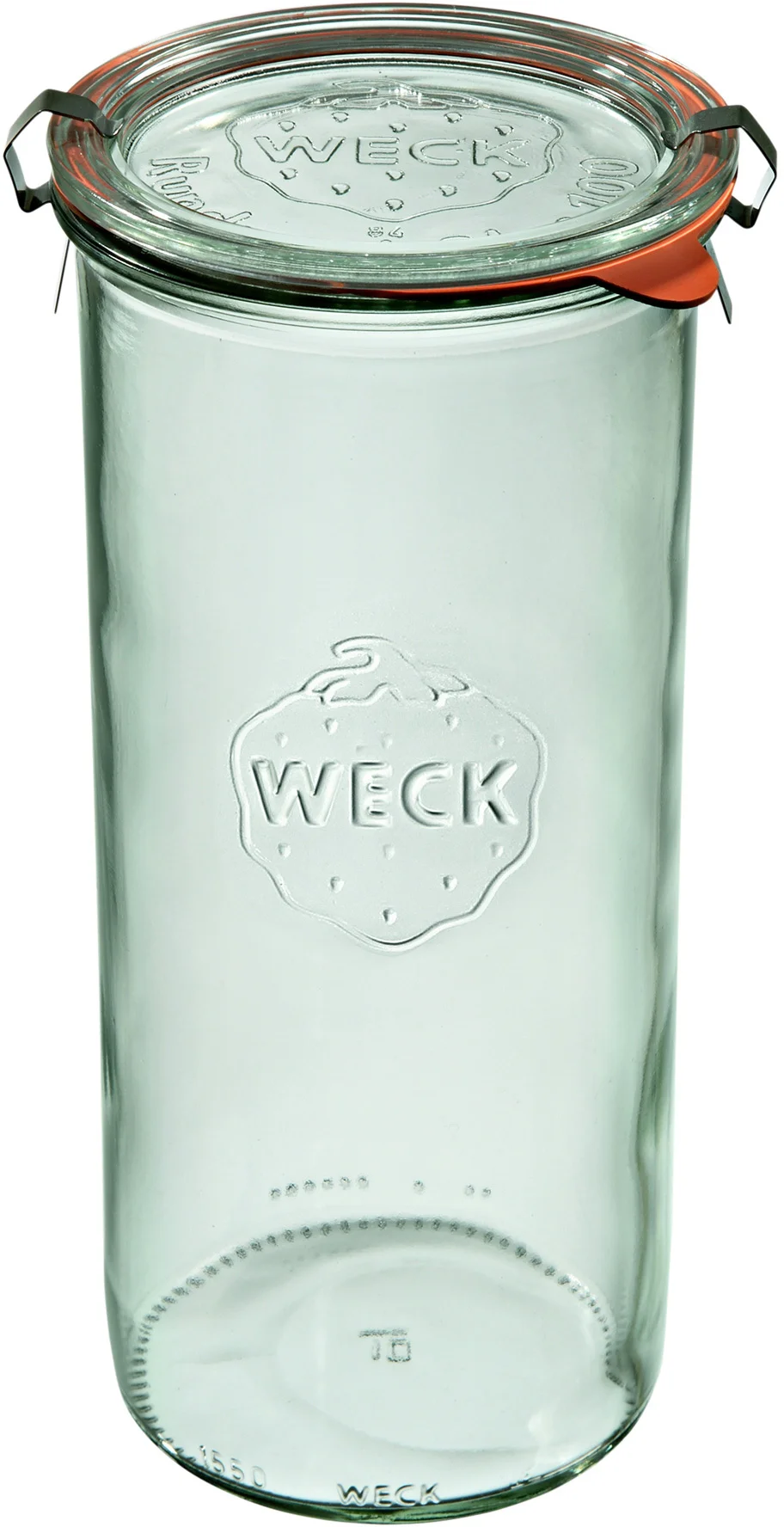 Słoik STURZ z pokrywką, uszczelką i 2 zapinkami 1500 ml op. 6 szt. / WECK