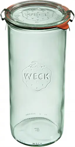 Słoik STURZ z pokrywką, uszczelką i 2 zapinkami 1500 ml op. 6 szt. / WECK