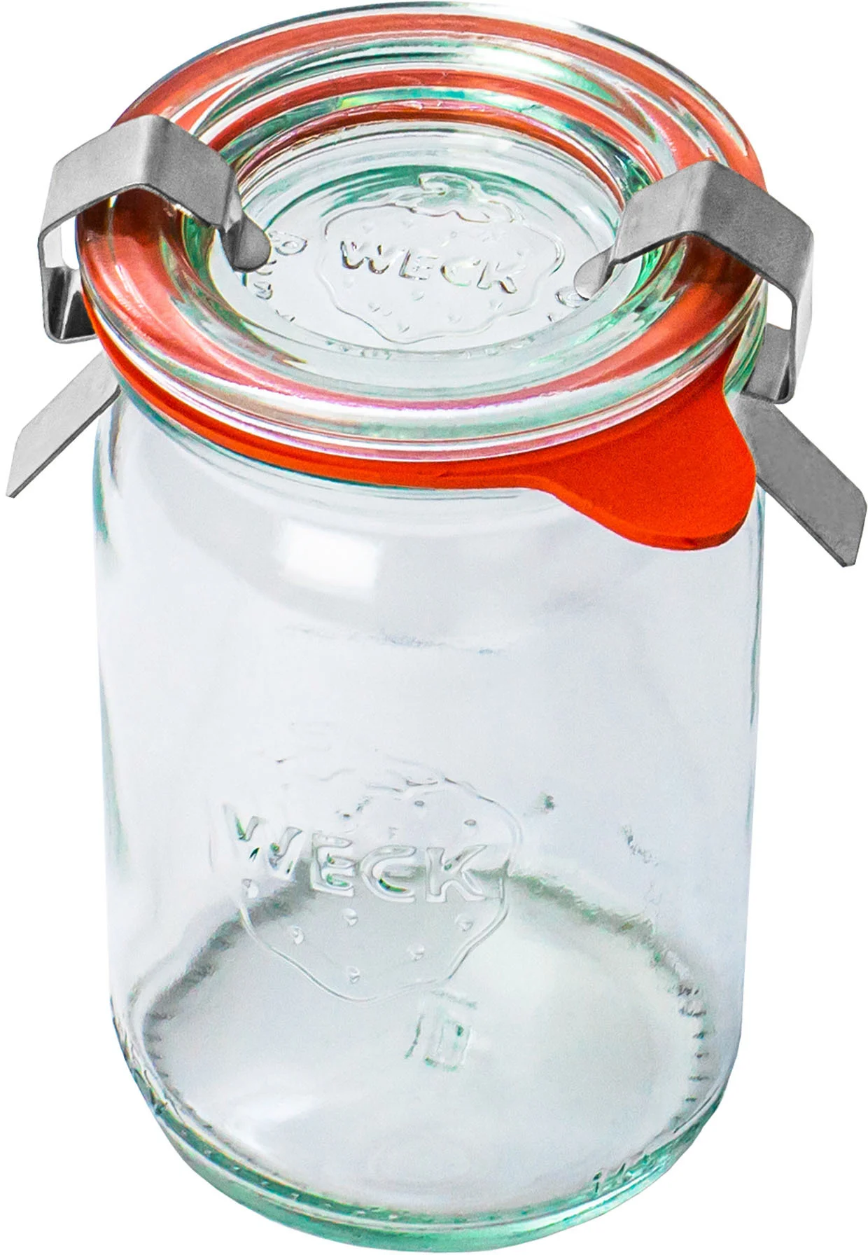 Słoik cylindryczny ZYLINDER 145 ml z pokrywą, uszczelką i 2 zapinkami op.12 szt. / WECK