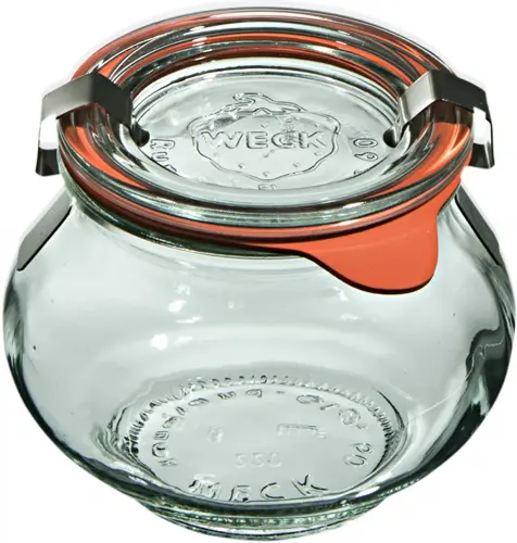 Słoik SCHMUCK z pokrywką, uszczelką i 2 zapinkami 220 ml op. 12 szt. / WECK