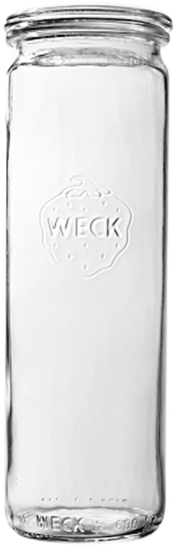 Słoik cylindryczny ZYLINDER bez pokrywki 600 ml op. 6 szt. / WECK